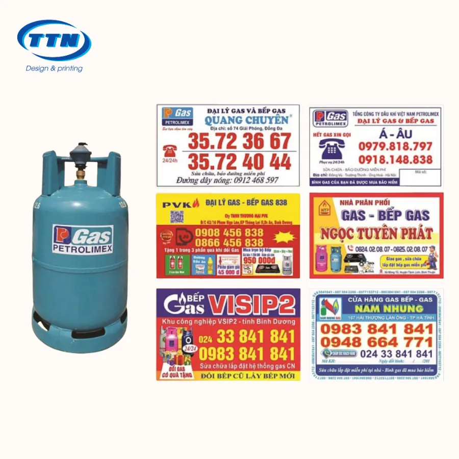 Xưởng in tem dán bình gas theo yêu cầu giá rẻ tại Hà Nội