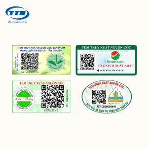 In Tem Truy Xuất Nguồn Gốc nông sản Giá Rẻ Chất Lượng Số 1 Hà Nội